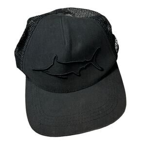 Costa Black Deep Sea Fishing Trucker Hat Swordfish Snapback